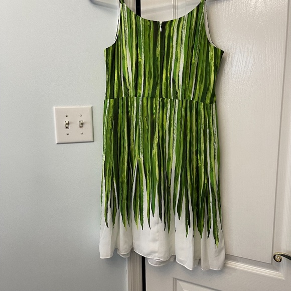 The Limited Vibrant Green Striped Flowy Dress - Picture 7 of 10